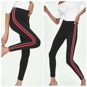 Zara Red Stripe Leggings